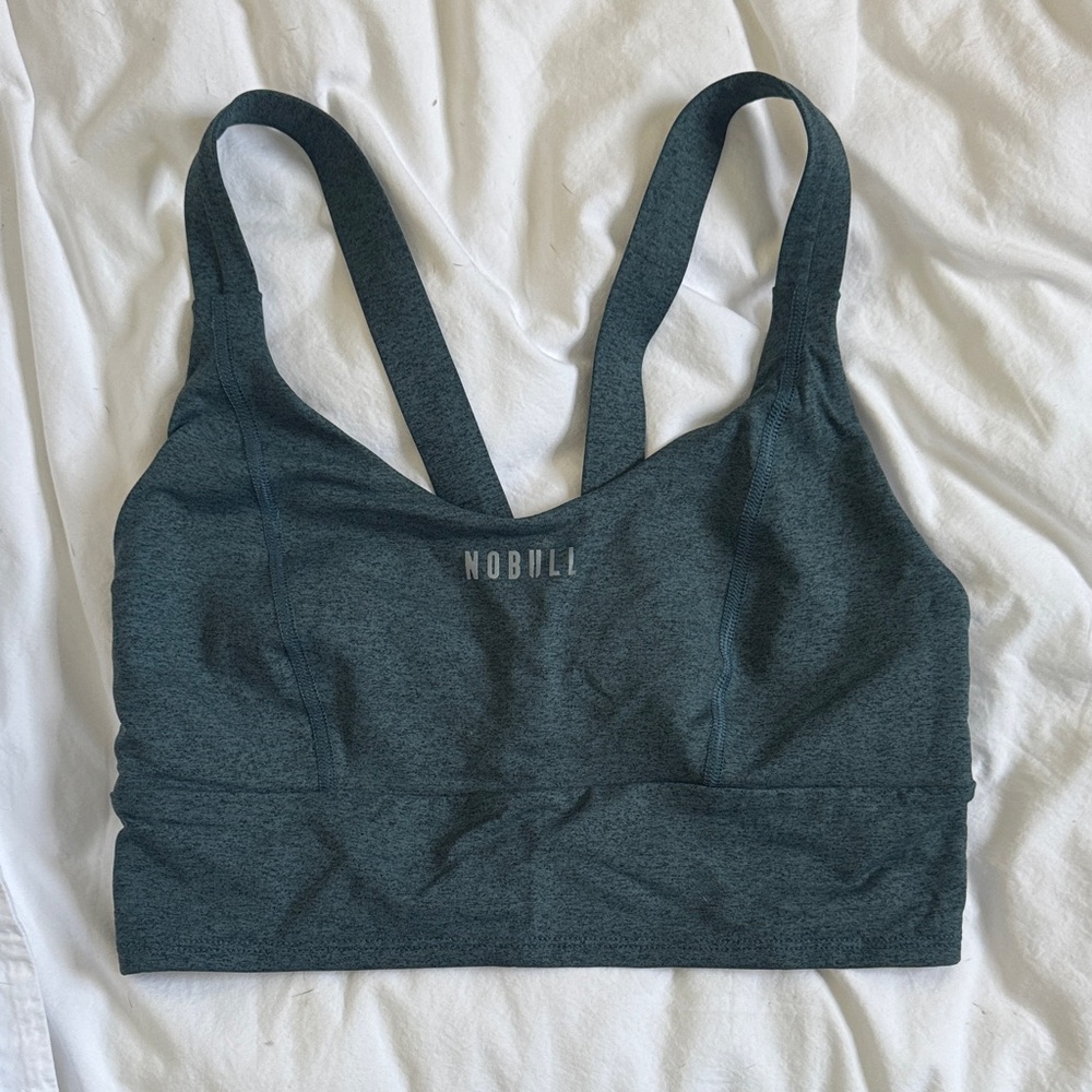NOBULL Women's Deep Teal Sports Bra